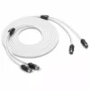 JL AUDIO XMD-WHTAIC2-12 12' 2-Channel 12' Marine Audio Interconnect Cable -Marine Electronics Sales Shop 14273627