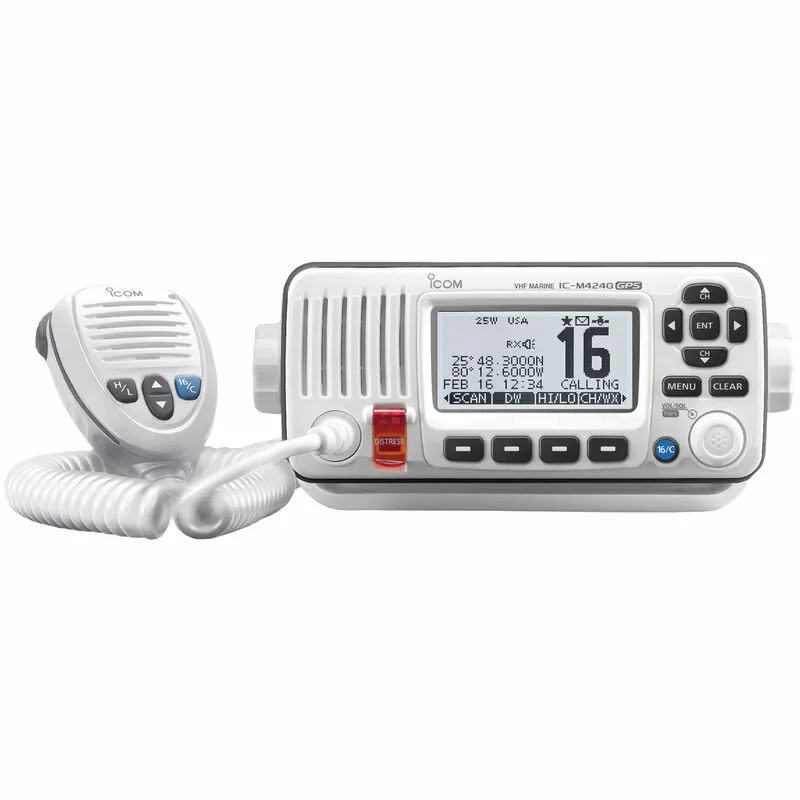 ICOM M424G Fixed-Mount VHF Radio with GPS Receiver 3 ICOM M424G Fixed-Mount VHF Radio with GPS Receiver
