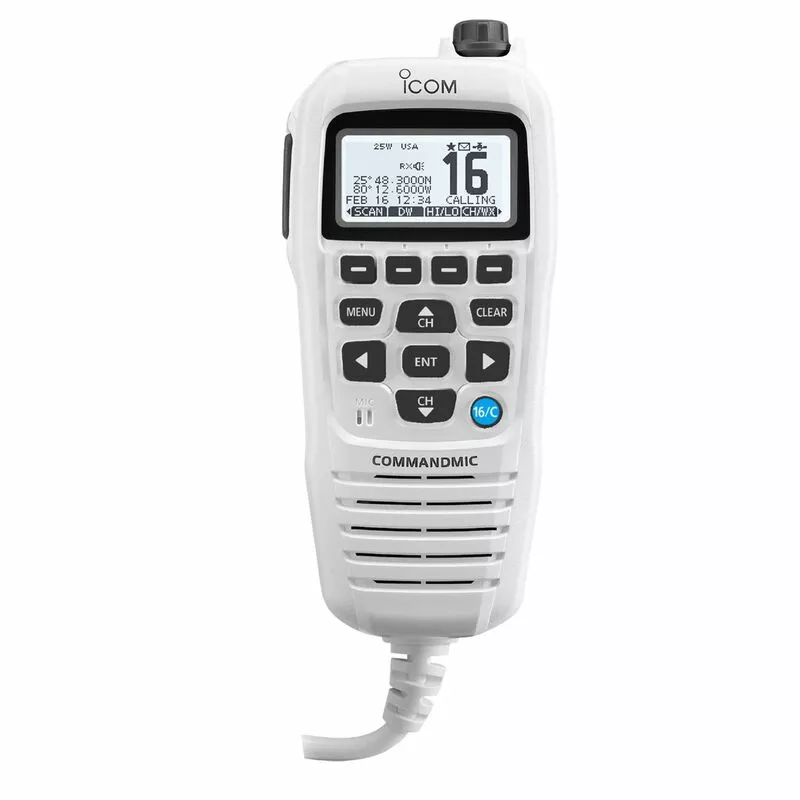 ICOM CommandMic™IV Microphone, White 3 ICOM CommandMic™IV Microphone, White
