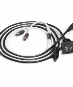 JL AUDIO 6' Combo 3.5 MM Audio Jack and 9 Wire USB Port Cable