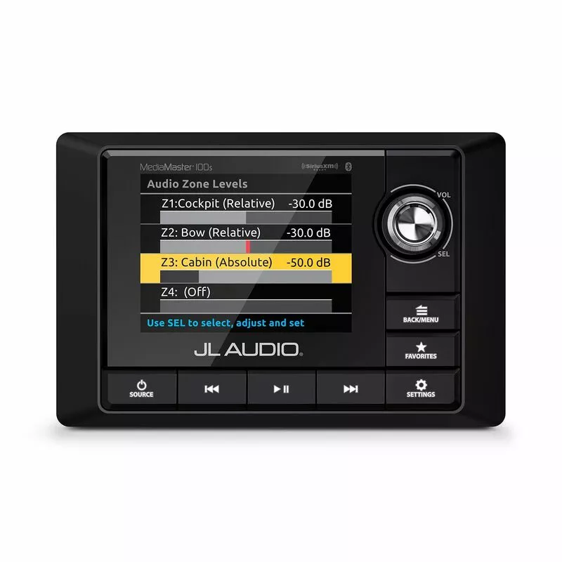 JL AUDIO MM100s-BE MediaMaster® Weatherproof (IP66) Premium Marine Media Receiver / Source Unit 4 JL AUDIO MM100s-BE MediaMaster® Weatherproof (IP66) Premium Marine Media Receiver / Source Unit - Image 2