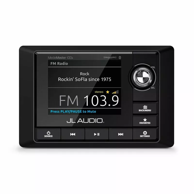 JL AUDIO MM100s-BE MediaMaster® Weatherproof (IP66) Premium Marine Media Receiver / Source Unit 5 JL AUDIO MM100s-BE MediaMaster® Weatherproof (IP66) Premium Marine Media Receiver / Source Unit - Image 3