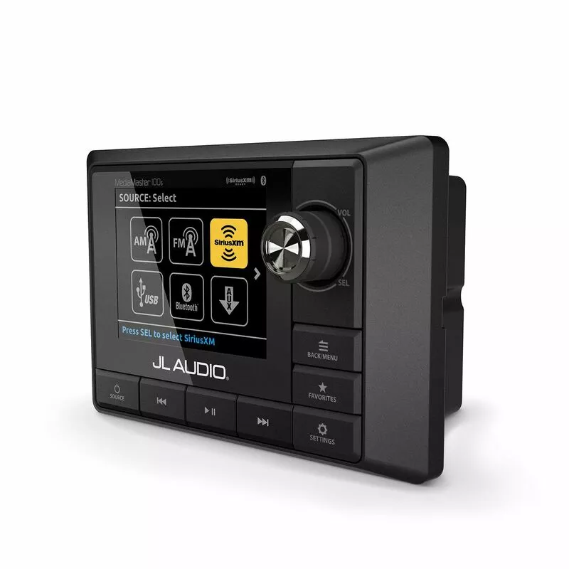 JL AUDIO MM100s-BE MediaMaster® Weatherproof (IP66) Premium Marine Media Receiver / Source Unit 6 JL AUDIO MM100s-BE MediaMaster® Weatherproof (IP66) Premium Marine Media Receiver / Source Unit - Image 4
