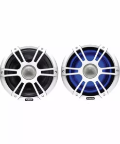 FUSION SG-CL77SPW 7.7" Coaxial Signature Speakers, Sport White with LED