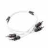 JL AUDIO XMD-WHTAIC2-1.5: 2-Channel, 1.5 ft (0.46 m) Marine Audio Interconnect Cable
