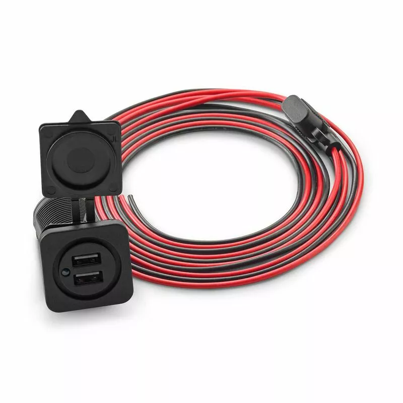 JL AUDIO XMD-USBCHG/2X-PNL: Panel Mount USB Charging Jack 4 JL AUDIO XMD-USBCHG/2X-PNL: Panel Mount USB Charging Jack - Image 2