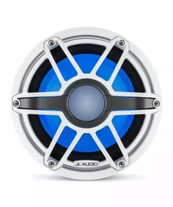 JL AUDIO M6-8IB-S-GwGw-i-4 8" Marine Subwoofer Driver, White Sport Grille with RGB LED Lighting