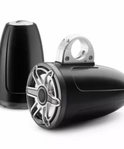 JL AUDIO M6-770ETXv3-Sb-S-GmTi-i 7.7" Enclosed Marine Coaxial Speaker System, Satin Black, Gunmetal and Titanium Sport Grille with RGB LED Lighting -Marine Electronics Sales Shop 19432699 5 1500.08022019030016