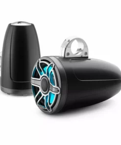 JL AUDIO M6-880ETXv3-Sb-S-GmTi-i 8.8" Enclosed Marine Coaxial Speaker System, Satin Black, Gunmetal and Titanium Sport Grille with RGB LED Lighting -Marine Electronics Sales Shop 19432756 6 1500.18012019040034