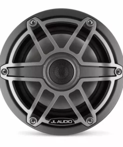 JL AUDIO M6-650X-S-GmTi 6.5" Marine Coaxial Speakers, Gunmetal and Titanium Sport Grilles