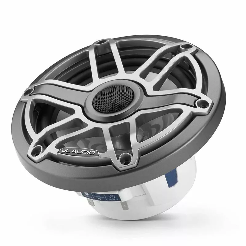 JL AUDIO M6-650X-S-GmTi 6.5" Marine Coaxial Speakers, Gunmetal and Titanium Sport Grilles 6 JL AUDIO M6-650X-S-GmTi 6.5" Marine Coaxial Speakers, Gunmetal and Titanium Sport Grilles - Image 4