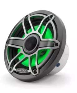JL AUDIO M6-650X-S-GmTi-i 6.5" Marine Coaxial Speakers, Gunmetal and Titanium Sport Grilles with RGB LED Lighting -Marine Electronics Sales Shop 19432822 3 1500.15012019113050