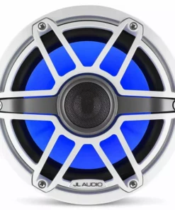 JL AUDIO M6-880X-S-GwGw-i 8.8" Marine Coaxial Speakers, White Sport Grilles with RGB LED Lighting