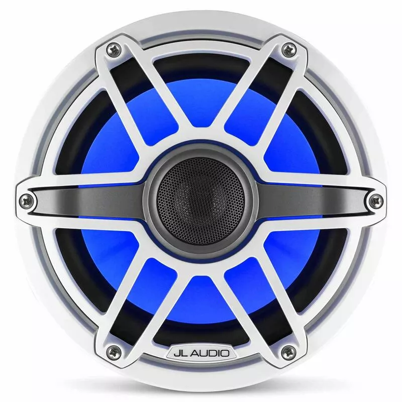 JL AUDIO M6-880X-S-GwGw-i 8.8" Marine Coaxial Speakers, White Sport Grilles with RGB LED Lighting 3 JL AUDIO M6-880X-S-GwGw-i 8.8" Marine Coaxial Speakers, White Sport Grilles with RGB LED Lighting
