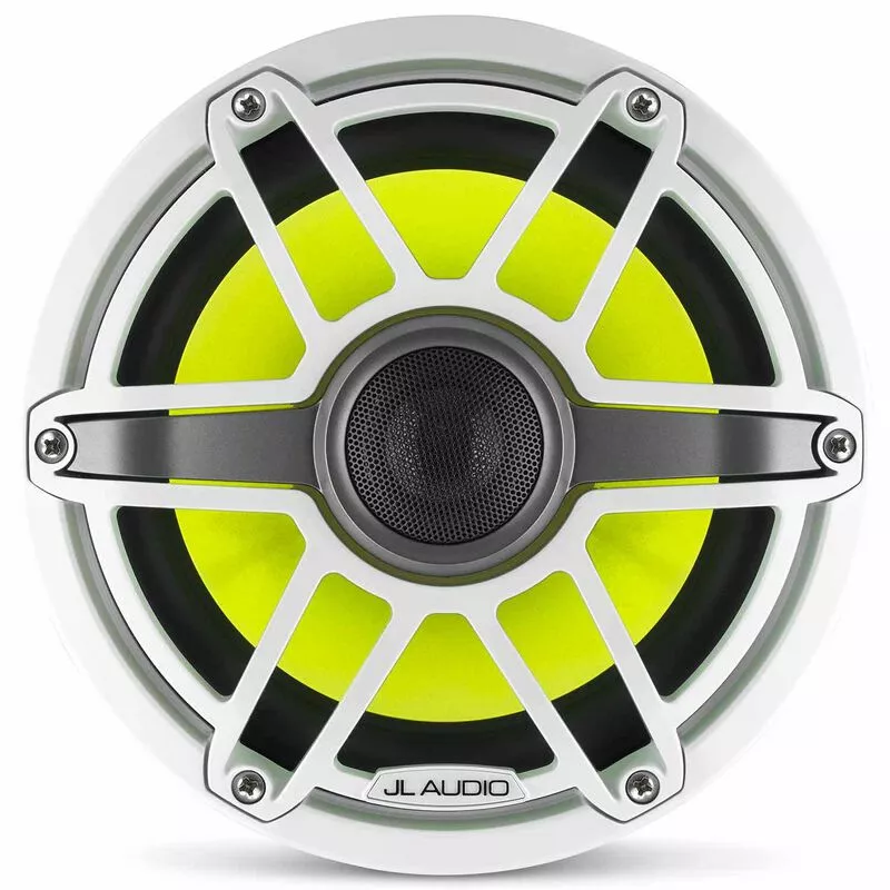 JL AUDIO M6-880X-S-GwGw-i 8.8" Marine Coaxial Speakers, White Sport Grilles with RGB LED Lighting 4 JL AUDIO M6-880X-S-GwGw-i 8.8" Marine Coaxial Speakers, White Sport Grilles with RGB LED Lighting - Image 2