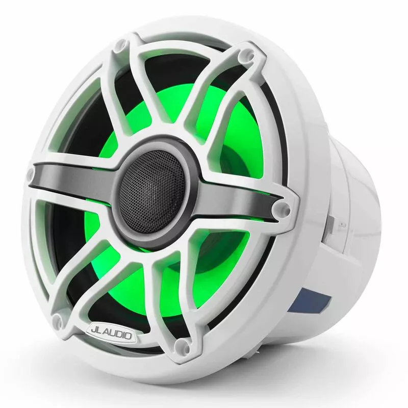 JL AUDIO M6-880X-S-GwGw-i 8.8" Marine Coaxial Speakers, White Sport Grilles with RGB LED Lighting 6 JL AUDIO M6-880X-S-GwGw-i 8.8" Marine Coaxial Speakers, White Sport Grilles with RGB LED Lighting - Image 4