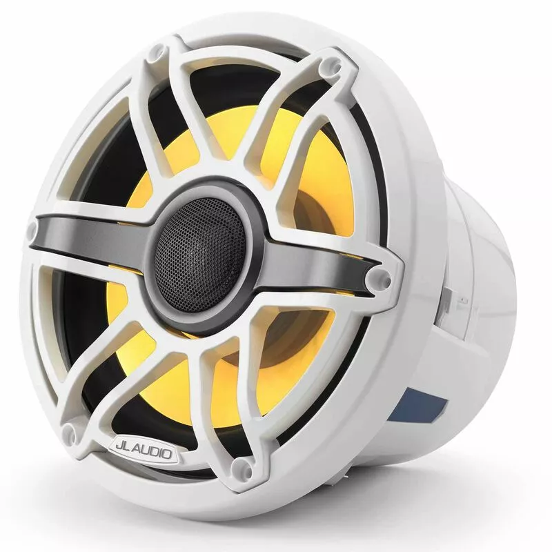 JL AUDIO M6-880X-S-GwGw-i 8.8" Marine Coaxial Speakers, White Sport Grilles with RGB LED Lighting 7 JL AUDIO M6-880X-S-GwGw-i 8.8" Marine Coaxial Speakers, White Sport Grilles with RGB LED Lighting - Image 5