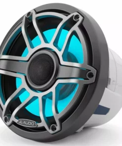 JL AUDIO M6-880X-S-GmTi-i 8.8" Marine Coaxial Speakers, Gunmetal and Titanium Sport Grilles with RGB LED Lighting -Marine Electronics Sales Shop 19432889 4 1500.13022019120053