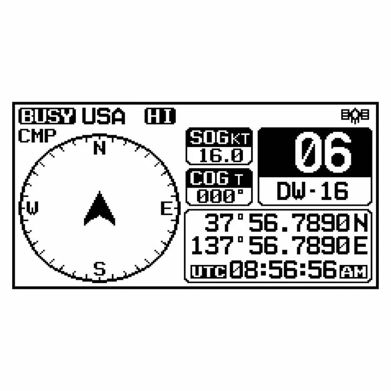 STANDARD HORIZON GX1800GB Explorer 25W Fixed Mount VHF/GPS/Second Station Capable 6 STANDARD HORIZON GX1800GB Explorer 25W Fixed Mount VHF/GPS/Second Station Capable - Image 4
