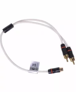 FUSION MS-RCAYM 1F to 2MRCA RCA Splitter Cable Female to Dual Male
