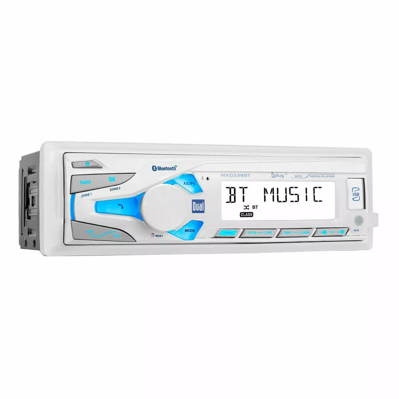 DUAL MXCP494BTS Marine Digital Media and Bluetooth Receiver Package with 4 Speakers and Splash Guard 4 DUAL MXCP494BTS Marine Digital Media and Bluetooth Receiver Package with 4 Speakers and Splash Guard - Image 3
