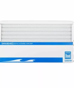 DUAL DMA804D 1200 Watt Peak-to-Peak Marine Amplifier