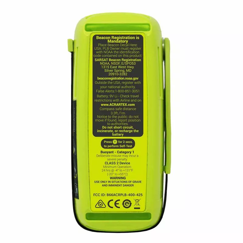 ACR ELECTRONICS ResQLink 400 Personal Locator Beacon 7 ACR ELECTRONICS ResQLink 400 Personal Locator Beacon - Image 5