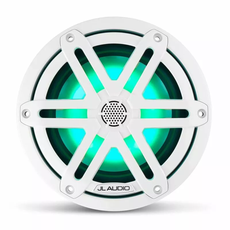 JL AUDIO M3-650X-S-Gw-i 6.5" Marine Coaxial Speakers, White Sport Grilles with RGB LED Lighting 4 JL AUDIO M3-650X-S-Gw-i 6.5" Marine Coaxial Speakers, White Sport Grilles with RGB LED Lighting - Image 2