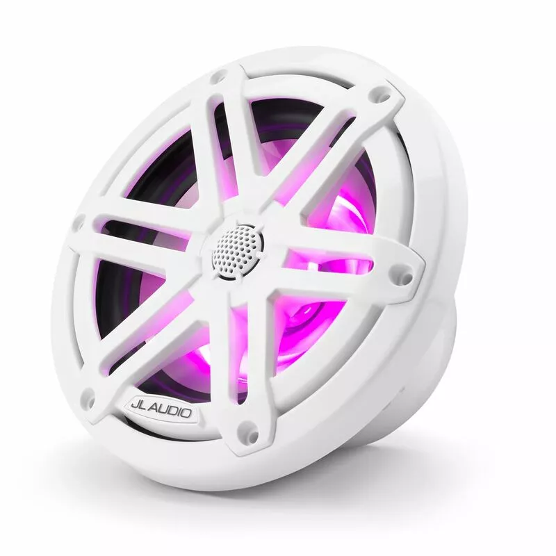 JL AUDIO M3-650X-S-Gw-i 6.5" Marine Coaxial Speakers, White Sport Grilles with RGB LED Lighting 7 JL AUDIO M3-650X-S-Gw-i 6.5" Marine Coaxial Speakers, White Sport Grilles with RGB LED Lighting - Image 5