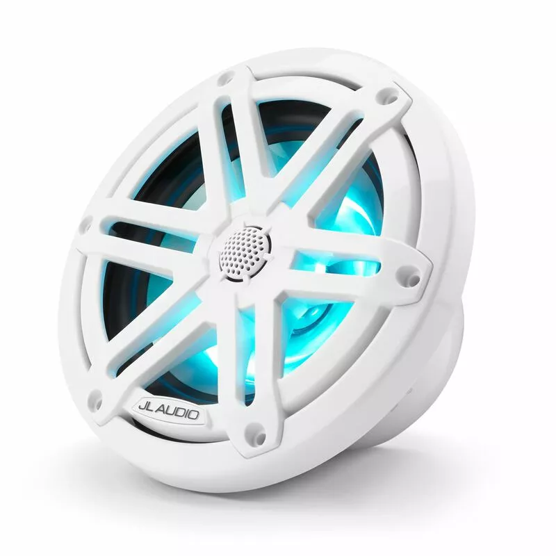 JL AUDIO M3-650X-S-Gw-i 6.5" Marine Coaxial Speakers, White Sport Grilles with RGB LED Lighting 8 JL AUDIO M3-650X-S-Gw-i 6.5" Marine Coaxial Speakers, White Sport Grilles with RGB LED Lighting - Image 6