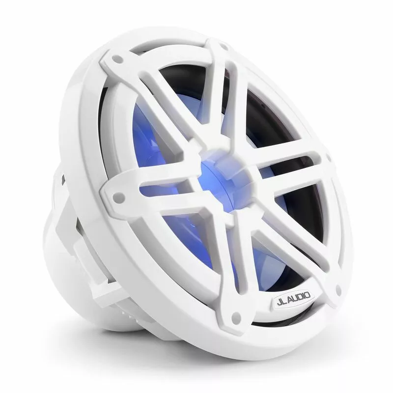 JL AUDIO M3-10IB-S-Gw-i-4 10" Marine Subwoofer Driver, White Sport Grilles with RGB LED Lighting 7 JL AUDIO M3-10IB-S-Gw-i-4 10" Marine Subwoofer Driver, White Sport Grilles with RGB LED Lighting - Image 5