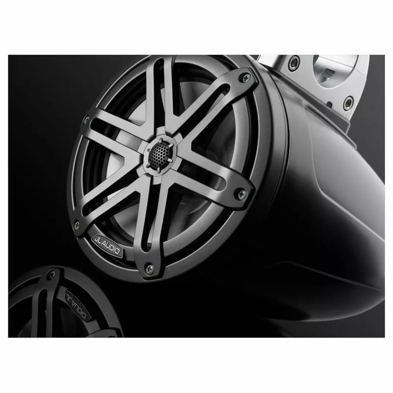 JL AUDIO M3-770ETXv3-Sb-S-Gm 7.7" Enclosed Marine Coaxial Speaker System, Satin Black, Gunmetal Sport Grilles 5 JL AUDIO M3-770ETXv3-Sb-S-Gm 7.7" Enclosed Marine Coaxial Speaker System, Satin Black, Gunmetal Sport Grilles - Image 3