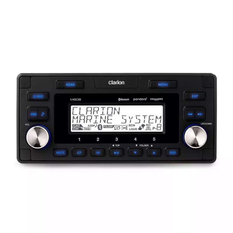CLARION MARINE AUDIO M608 BT 4-ZONE Marine Digital Media Receiver with Bluetooth 3 CLARION MARINE AUDIO M608 BT 4-ZONE Marine Digital Media Receiver with Bluetooth