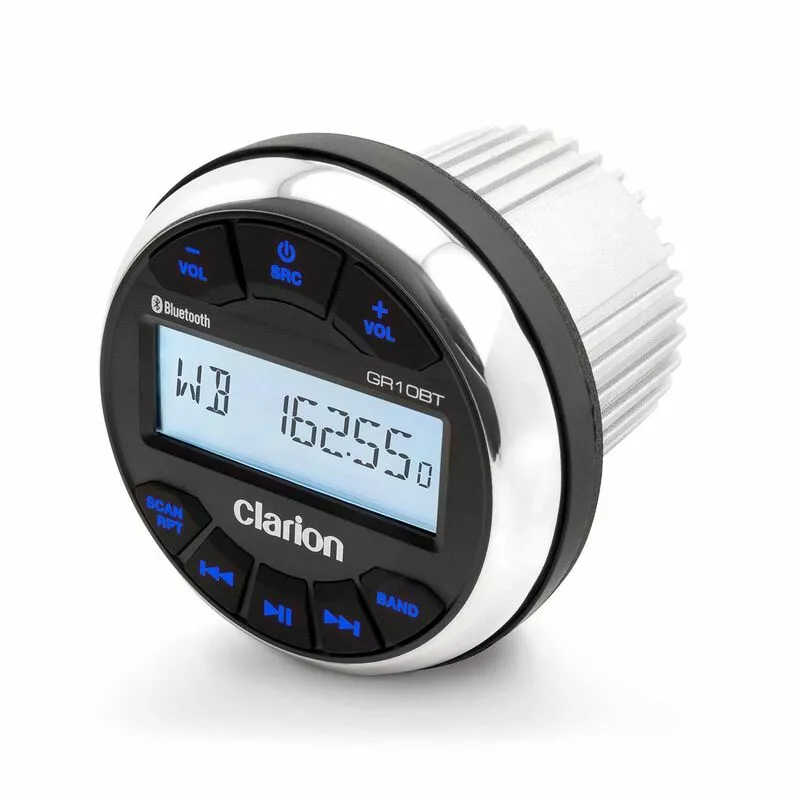 CLARION MARINE AUDIO GR10BT 3" Gauge Marine USB/MP3/WMA Receiver with Bluetooth 4 CLARION MARINE AUDIO GR10BT 3" Gauge Marine USB/MP3/WMA Receiver with Bluetooth - Image 2