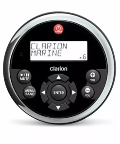 CLARION MARINE AUDIO MW1 Marine Watertight Wired Remote Control with 2-Line LCD