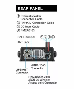 STANDARD HORIZON GX2400 Black 25W AIS/GPS/ VHF Radio 13 STANDARD HORIZON GX2400 Black 25W AIS/GPS/ VHF Radio -Marine Electronics Sales Shop 19994094 3 1500.08072020113015