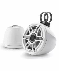 JL AUDIO M6-650VEX-Gw-S-GwGw 6.5" Coaxial Speakers, Gloss White Sport Grille