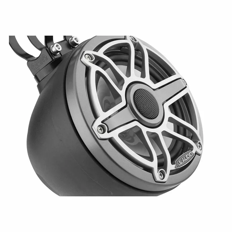 JL AUDIO M6-650VEX-Mb-S-GmTi 6.5" Enclosed Coaxial Speakers, Matte Black Enclosure, Gunmetal Trim Ring, Titanium Sport Grille 7 JL AUDIO M6-650VEX-Mb-S-GmTi 6.5" Enclosed Coaxial Speakers, Matte Black Enclosure, Gunmetal Trim Ring, Titanium Sport Grille - Image 5