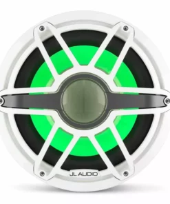 JL AUDIO M7-12IB-S-GwGw-i-4 12" Marine Subwoofer Driver with Transflective™ LED Lighting, Gloss White Trim Ring, Gloss White Sport Grille -Marine Electronics Sales Shop 19997618 3 1500.29052020020023