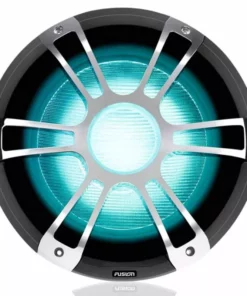 FUSION SG-SL122SPC Signature Series 3 12" Sport Chrome Marine Subwoofer with CRGBW Lighting