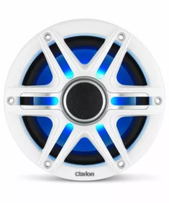 CLARION MARINE AUDIO CMSP-651RGB-SWG 6.5" 2-way Premium Marine Speakers with Sport Grilles and RGB Lighting