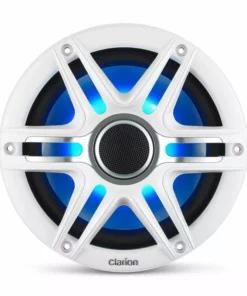 CLARION MARINE AUDIO CMSP-771RGB-SWG 7.7" 2-way Premium Marine Speaker with Sport Grilles and RGB Lighting