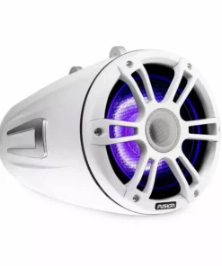 FUSION 8.8” 330 W Sports White Wake Tower Speakers with CRGBW LED Lighting 9 FUSION 8.8” 330 W Sports White Wake Tower Speakers with CRGBW LED Lighting -Marine Electronics Sales Shop 20350906 3