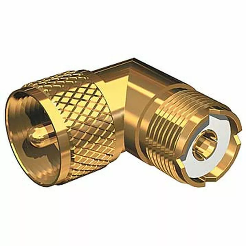 SHAKESPEARE Connector, Gold Plated PL259-SO239 3 SHAKESPEARE Connector, Gold Plated PL259-SO239