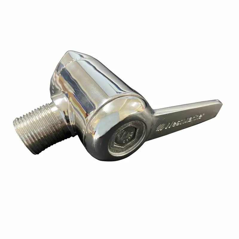 WEST MARINE Deluxe Stainless Steel Rail Mount - with Lever 4 WEST MARINE Deluxe Stainless Steel Rail Mount - with Lever - Image 2