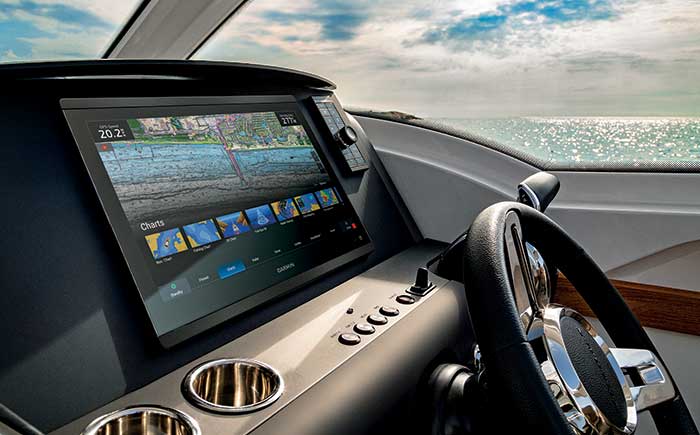 Marine Electronics Sales Shop -Marine Electronics Sales Shop garmin gpsmap 8624 installed on boat helm